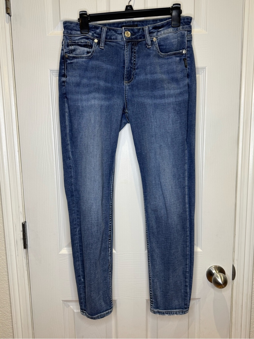 Silver Jeans Co Suki Skinny Leg Women's 30x29 Blue Denim - Picture 2 of 8